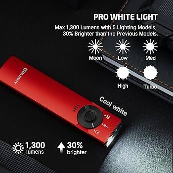 OLIGHT Arkfeld Pro新品 OLIGHT Arkfeld Pro 3-in-1 Rechargeable LED Flashlight with UV